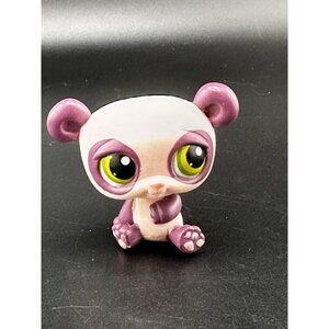 Littlest Pet Shop 353 Purple Panda Green Eyes G1‎ LPS Authentic Pet Nooks